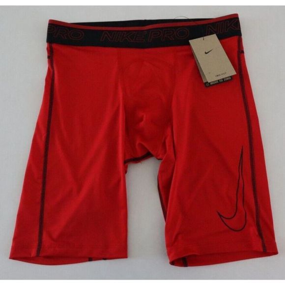 Nike DD1911-657 Men's Sz XL University Red Pro Dri-Fit Performance Boxer Briefs - Picture 1 of 7